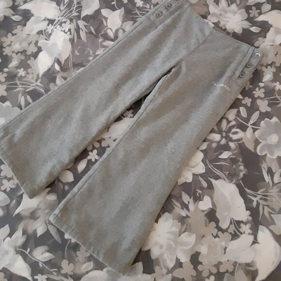 Trussadi grey wool flannel pant - toddler/ kid  size 4 - Picture 1 of 6
